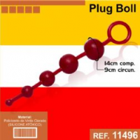 PLUG ANAL SEM VIBRO AEE 4 ESFERAS PLUG BOLL CORES VARIADAS 